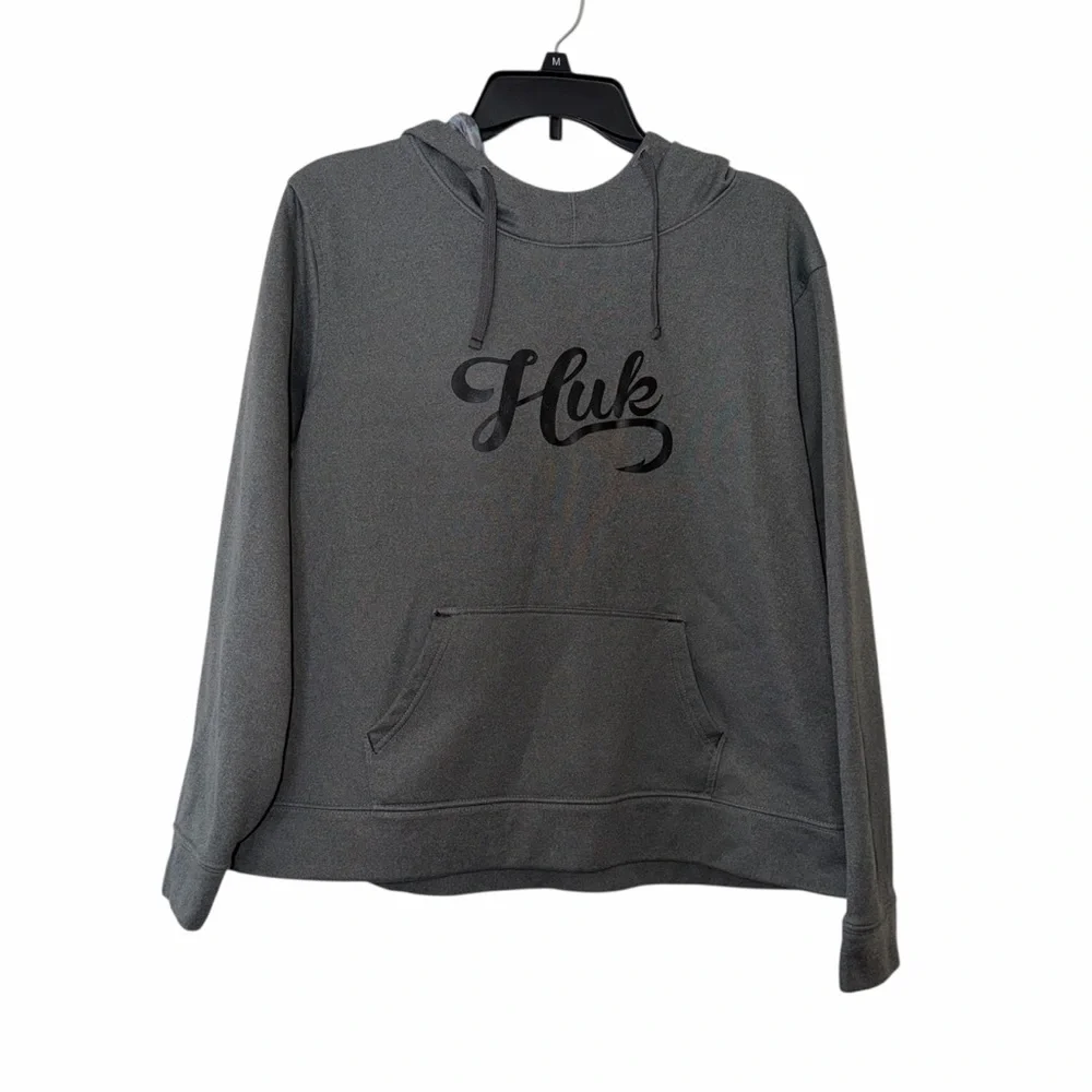 Huk Charcoal Sweatshirt size XL